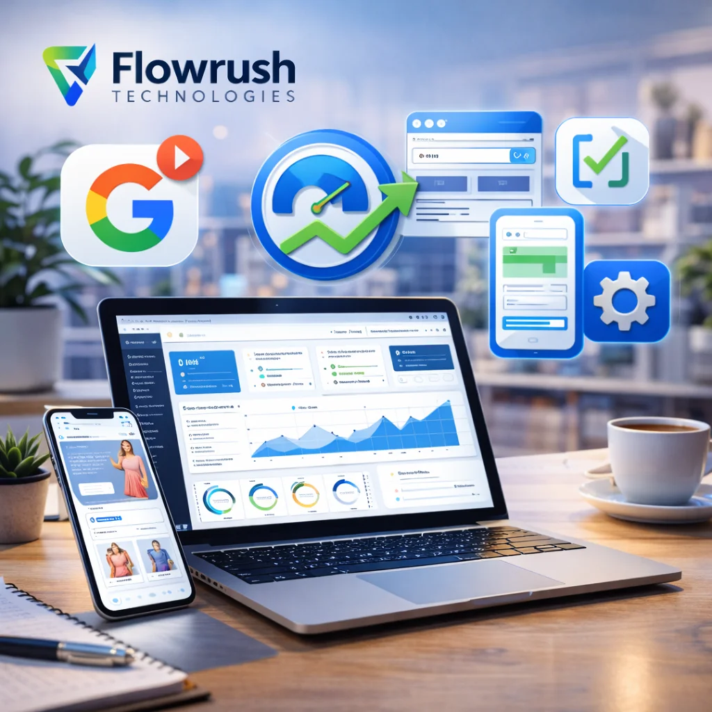SEO-Friendly Website Development in Gurugram - Flowrush Technologies